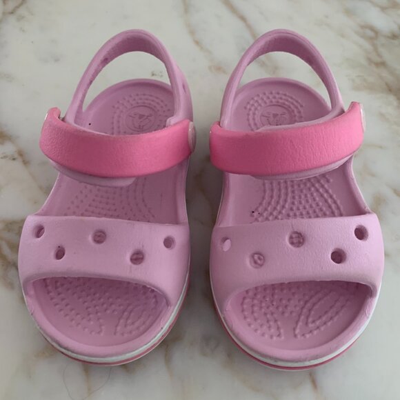 Crocs - Kids Crocband Sandal -Ballerina Pink - Picture 2 of 7